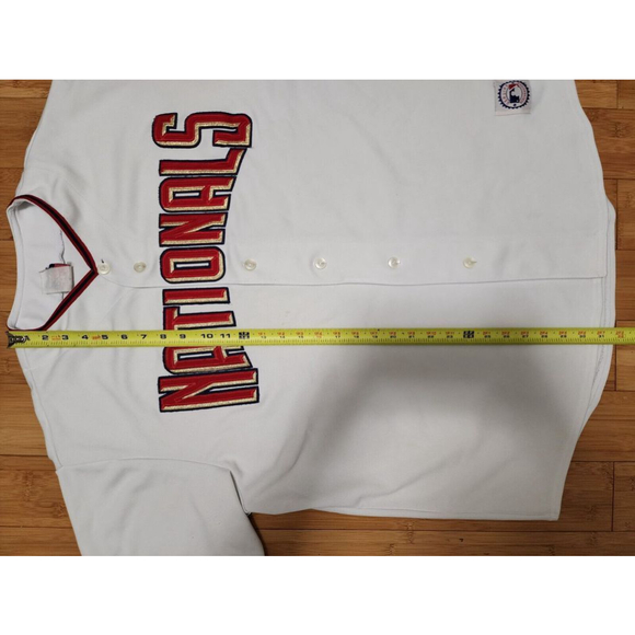 Vintage Majestic Washington Nationals Home Jersey Men's XXL MLB White Throwback - Picture 4 of 9